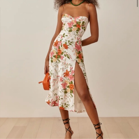 Reformation Juliette Dress tropique size 0 - Picture 4 of 10
